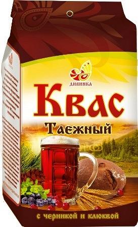 Квас с солодом и ягодами