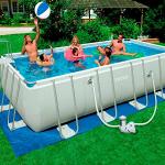 Каркасный бассейн Intex Rectangular Ultra Frame 28352 (549x274x132 см.)