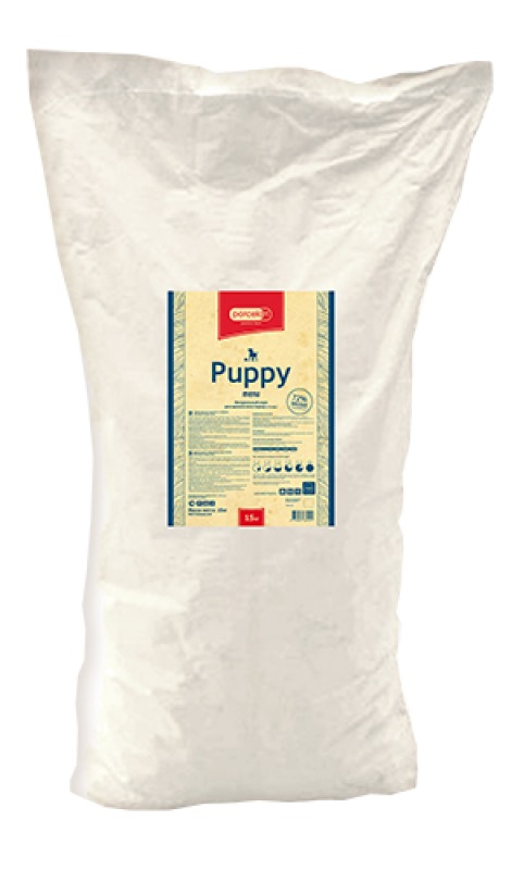 Сухой корм для щенков PORCELAN Puppy, 15 кг (мешок)