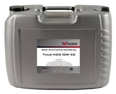 Raido Thur HD5 10W-40 моторное масло для дизельных двигателей