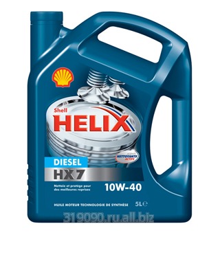 Полусинтетические моторные масла Shell Helix HX7 Diesel 10W-40
