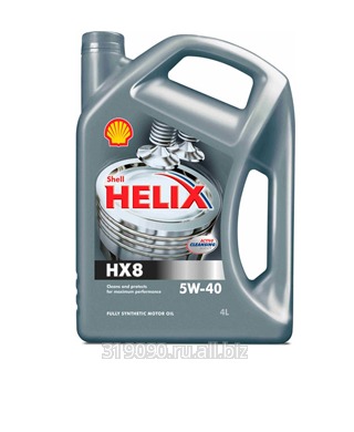 Полностью синтетические моторные масла Shell Helix HX8 Synthetic 5W-40
