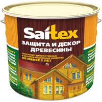 Состав Saitex для защиты и декора деревянных поверхностей