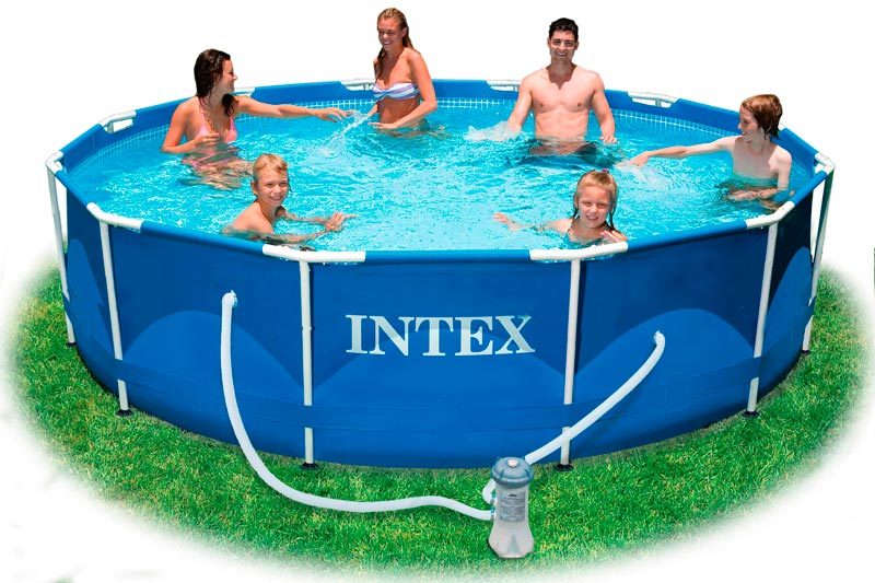 Каркасный бассейн Intex Metal Frame Pool 54424