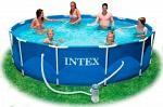 Каркасный бассейн Intex Metal Frame Pool 54424