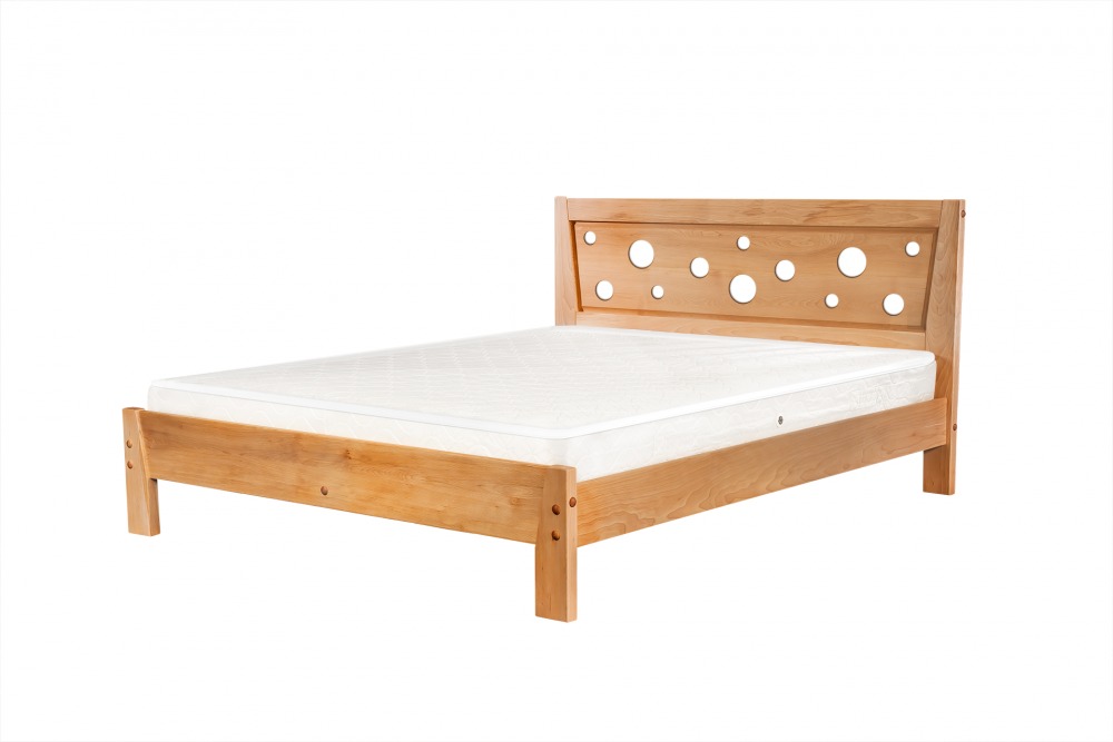 Кровать деревянная из бука серия Фантазия 1600