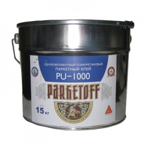 Однокомпонентный полиуретановый паркетный клей parketoff pu-1000