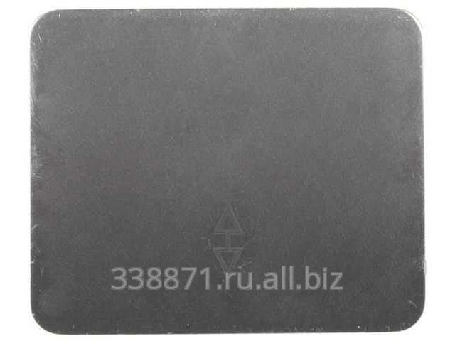Выключатель Светозар Гамма проходной, одноклавишный, без вставки и рамки, цвет темно-серый металлик, 10A-~250B