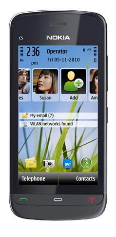 Телефон мобильный Nokia C5-03 Graphite Black