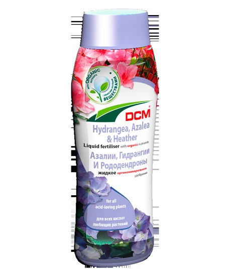 Жидкое органическое удобрение DCM для азалии и гортензии