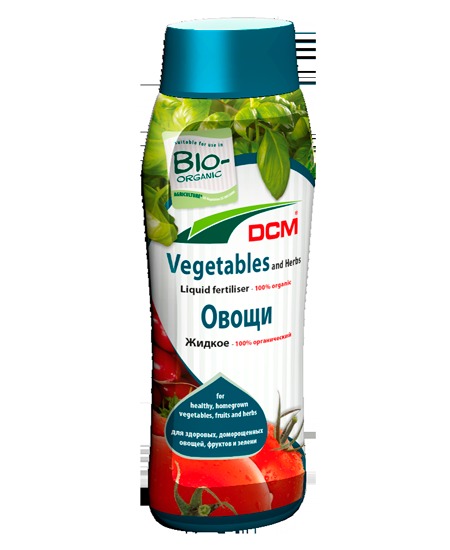 Жидкое органическое удобрение DCM для овощей и зелени