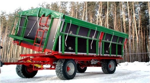 Специализированный прицеп для перевозки картофеля Pronar T-680 Special (14 тонн)