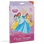Пластилин 16цв. Disney Принцессы Плд-004 Lori