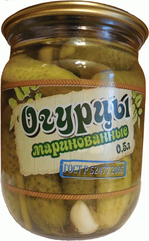 Огурцы маринованные