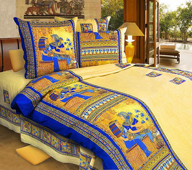 Египет. Комплект постельного белья. 1,5-спальный. Бязь