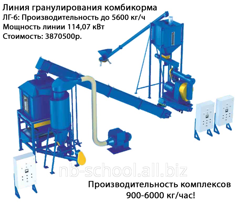 Комплекс приготовления гранулированного комбикорма «ЛГ-6»