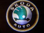 Беспроводная лазерная проекция SKODA