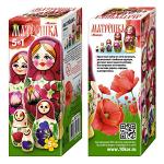 Матрёшка «Маки» 11 см (пять в одной)