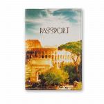Кожаная обложка для паспорта с полноцветной печатью