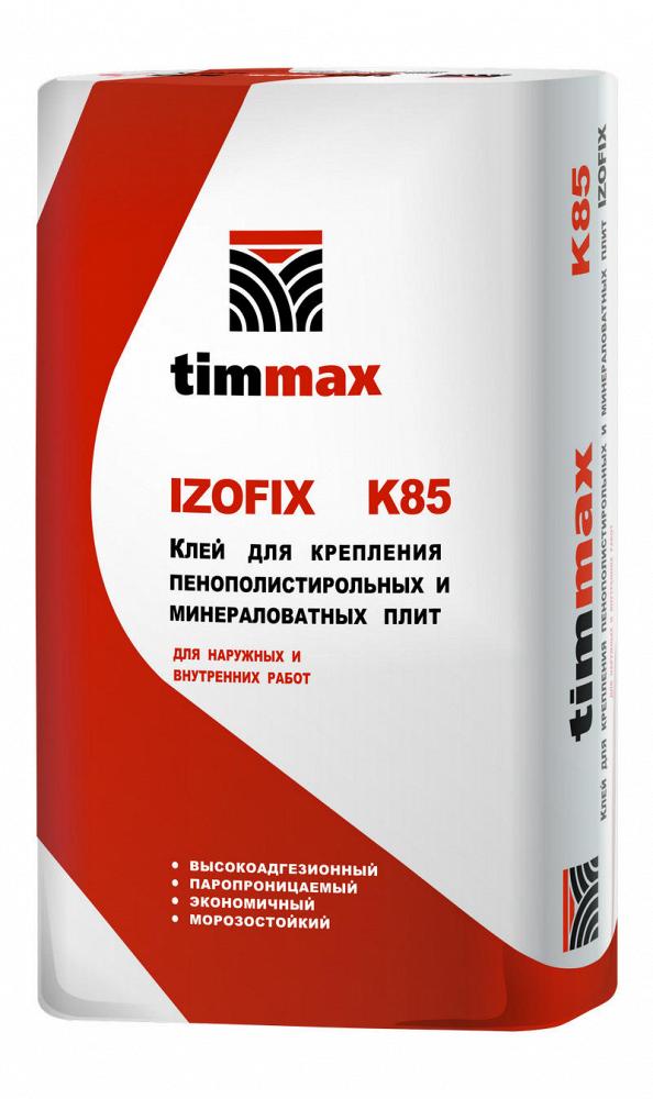 Клей для крепления утеплителя Timmax IZOFIX К85 (25 кг.) (нар.и внут.раб)