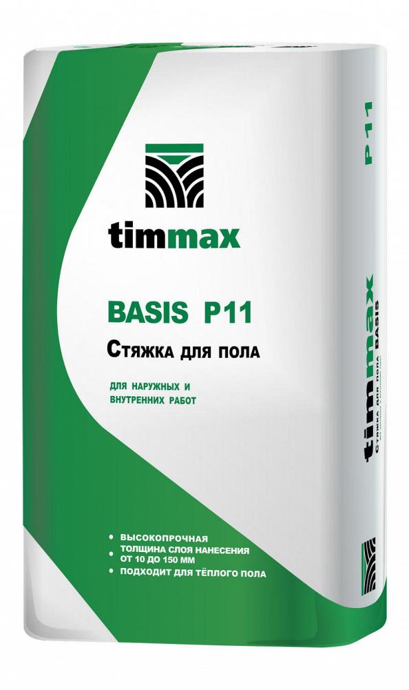 Стяжка для пола Timmax BASIS P11 (25 кг.) (для нар.и внут.работ)