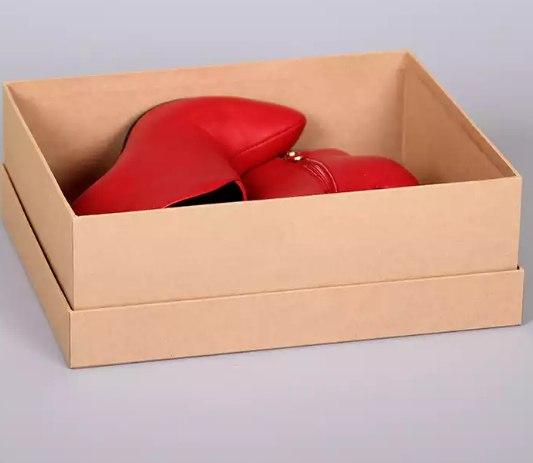 Крафтовая коробка для обуви 300*250*100
