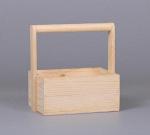 Маленький сплошной деревянный ящик 200*150*100