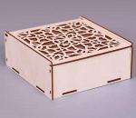 Коробка для сладостей с узором 150*150*50