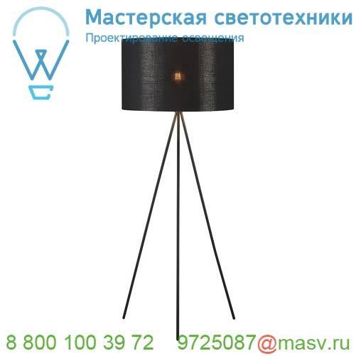 155490 SLV FENDA, светильник напольный для лампы E27 60Вт макс., тренога, без абажура, черный