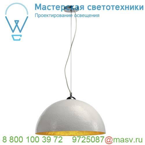 155531 SLV FORCHINI 50 PD светильник подвесной для лампы E27 40Вт макс., белый/ хром/ золото