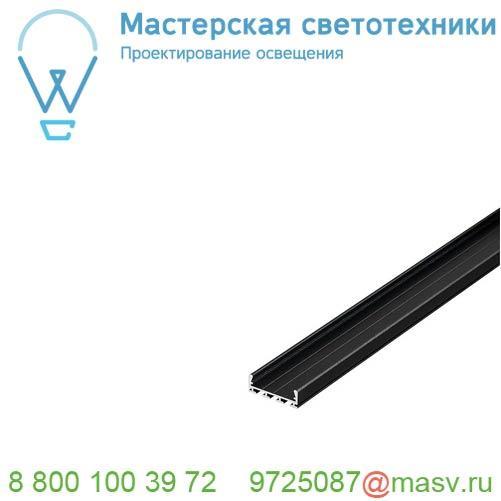 213710 SLV GLENOS Pro-2609 200 профиль накладной, без экрана, 2 м, черный
