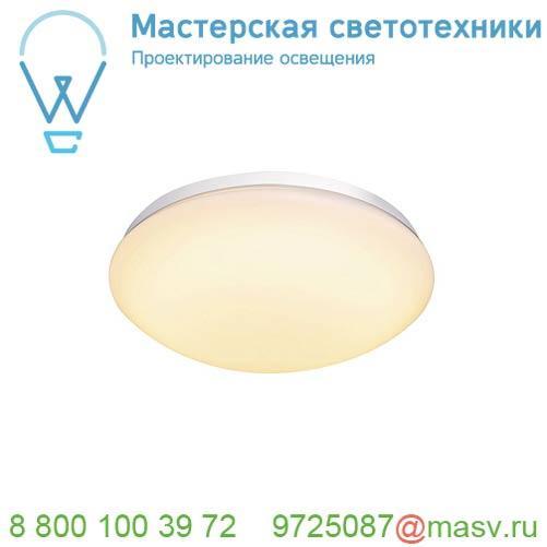 1002020 SLV LIPSY 30 DOME светильник накладной IP44 15Вт с LED 3000К/4000K, 1450лм/1600лм, белый