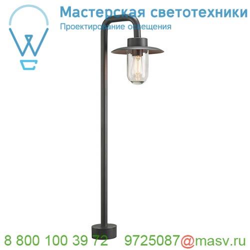 1000822 SLV MOLAT POLE светильник ландшафтный IP44 для лампы E27 60Вт макс., антрацит/ стекло