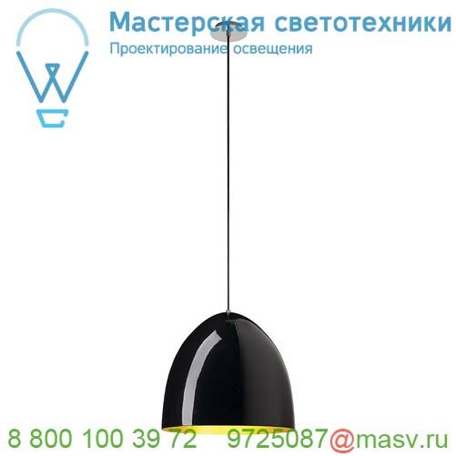 133070 SLV PARA CONE 40 светильник подвесной для лампы E27 60Вт макс., черный глянцевый/ золото