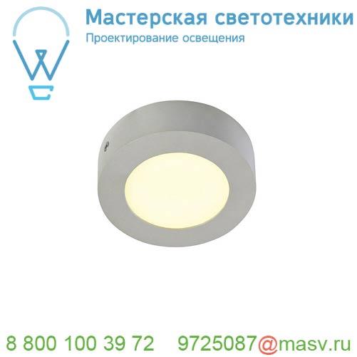 162933 SLV SENSER ROUND 6W светильник накладной 230V c SMD LED 6Вт (6.7Вт), 3000К, 230лм, c БП