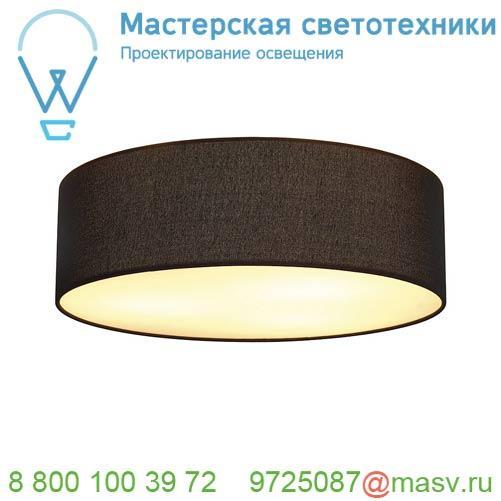 156050 SLV TENORA CL-1 светильник потолочный для 3-x ламп E27 по 23Вт макс., хром/ черный