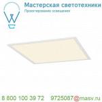 158603 SLV LED PANEL 60х60 светильник встраиваемый 230В c 56 SMD LED 39.5Вт, 3000К, 3250лм, 110°