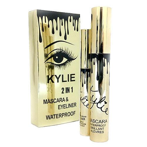 Водостойкая тушь и подводка Kylie 2 in 1 Mascara and Eyeliner Waterproof (набор)