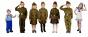 Военные костюмы солдат ВОВ к 23 февраля и 9 мая! Для детей и взрослых.