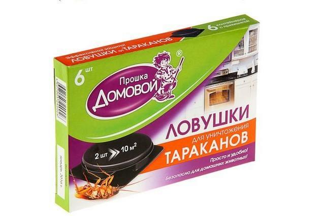 Ловушки для тараканов Домовой Прошка 6 штук