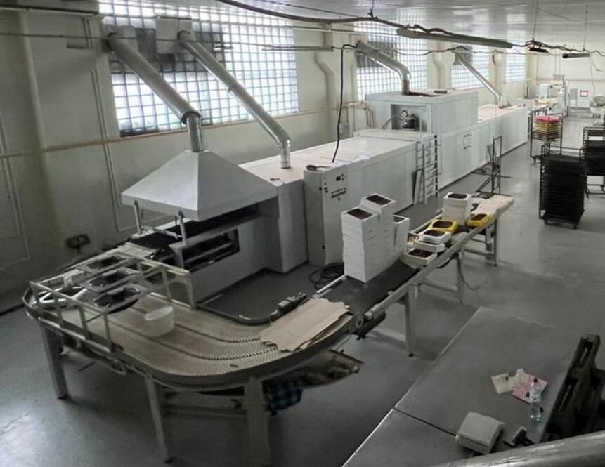 Линия с газовой тоннельной печью