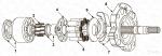 Качающий узел гидронасоса Kawasaki K3V63DT