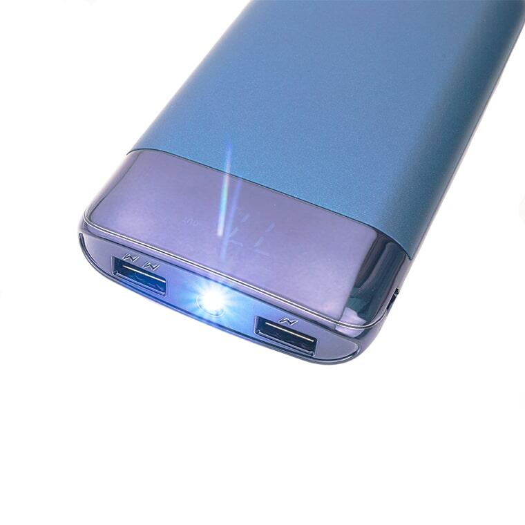 Внешний аккумулятор, 8000mAh, синий