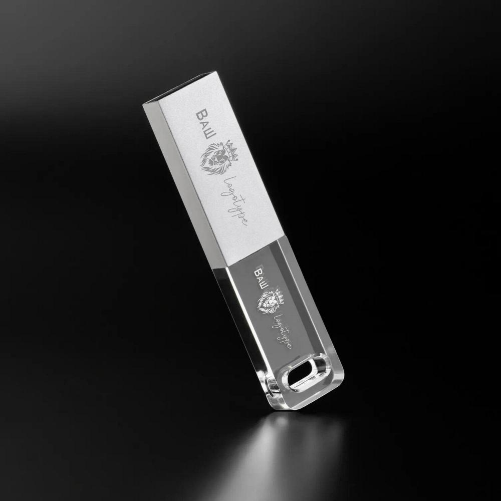 LED флешка с подсветкой Acril-Crystal