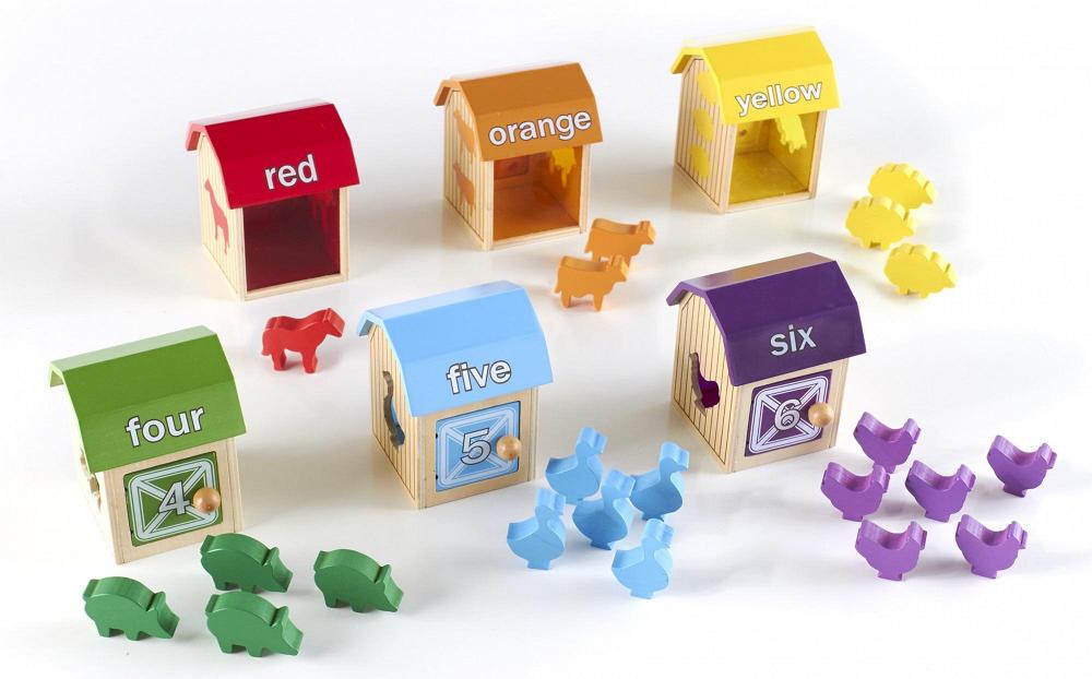 Guidecraft. Сортер Barnyard Activity Boxes Ферма G5059 Guidecraft. Сортер Barnyard Activity Boxes Ферма G5059