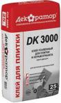 Клей усиленный для плитки и керамогранита "ДЕКОРАТОР" DK 3000, 25 кг, ГОСТ Р 56387-2015
