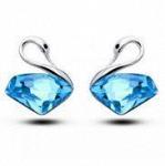 Серьги Swarovski Crystal позолота - Раздел: Галантерея, бижутерия, ювелирные изделия