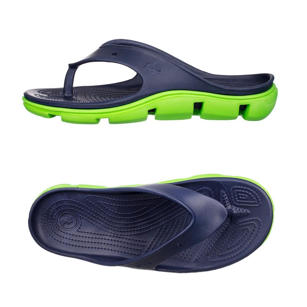 Вьетнамки Evalite Flip Navy & Lime размеры 36-41