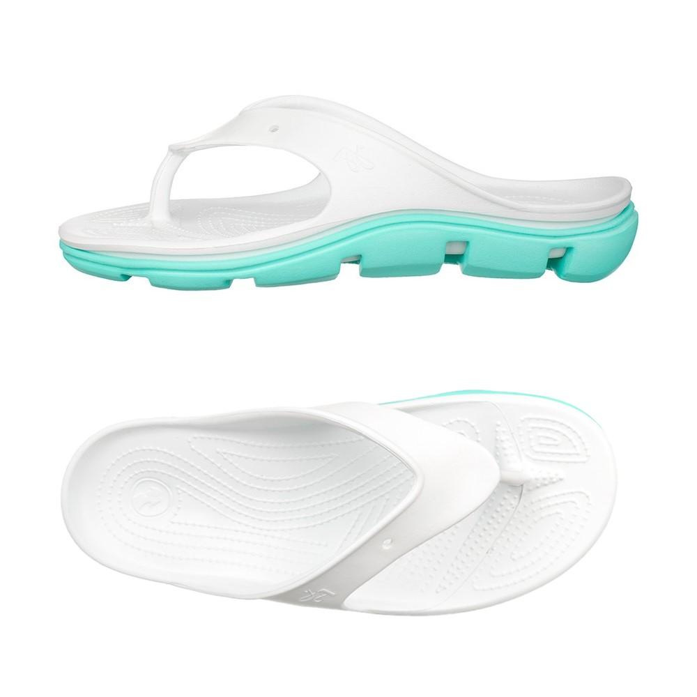 Вьетнамки Evalite Flip White & Turquoise размеры 36-41