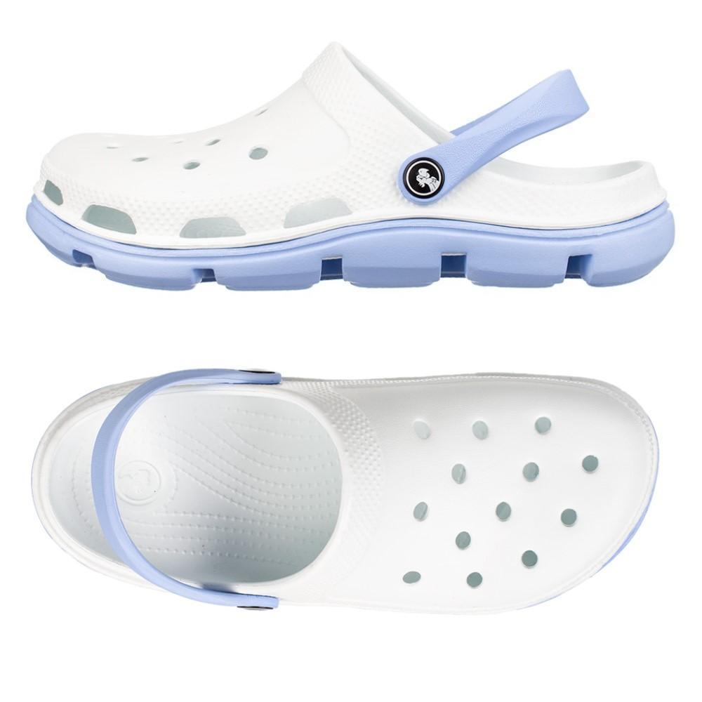 Сабо Evalite Duo White & Light Blue размеры 36-41